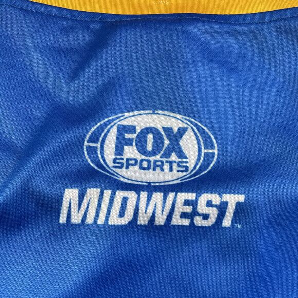 St Louis Cardinals Jersey Mens Extra Large Blue Yellow Red White 2017 SGA Fox - Picture 8 of 10